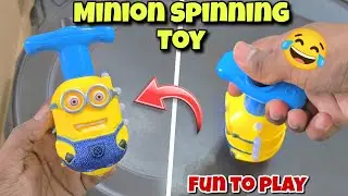 minion spining top beyblade unboxing | minion beyblade