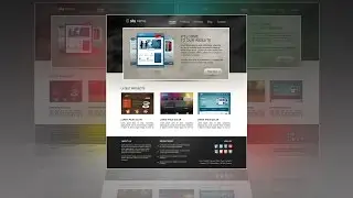 Photoshop Tutorial Web Design Template Portfolio