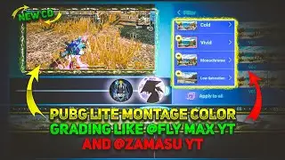 PUBG LITE MONTAGE COLOR GRADING LIKE @flymaxyt and @Seven7EyesYT 🔥 | BGMI MONTAGE COLOR GRADING