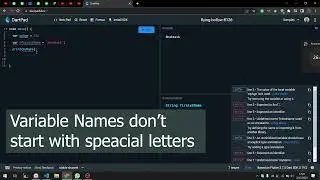 Variables and their naming rules in programming  | Flutter App Development | Dart Programming