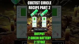 Cultist Circle Recipe - Part 2