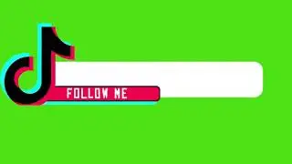 Tiktok lower third green screen Free By Ar Graphics