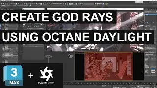 Octane for 3ds Max - Create GodRays using Octane DayLight