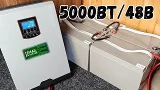 Нагрузка на полную мощность. Инвертор MPPT 5000 Вт + АКБ 48 В *100Ач