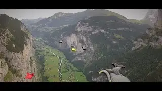 Stunning Wingsuit Flying compilation of 