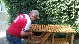 Дачная стремянка трансформер