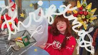 thriftmas | christmas decor, gifts + wrapping, winter clothes, and HAUL🎄🎁⭐