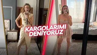 KARGOLARIMI AÇIYORUZ | ALIŞVERİŞİMİZİ DENİYORUZ | KIYAFET DENEME VLOG 