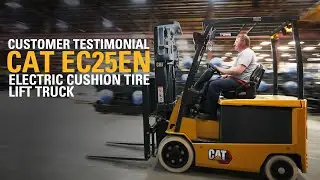 Mid-size Electric Cushion Tire Forklift - SAF Holland Customer Review - Cat Lift Trucks