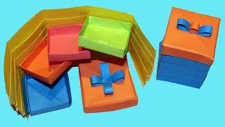 Magic Gift Box || How to make an Origami gift box || MAGIC PAPER GIFT BOX 💌 Paper Factor 💌