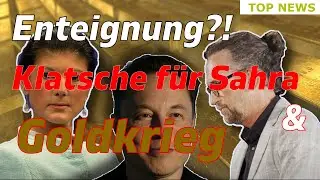💥Top News💥 Immo-Enteignung⁉️, Klatsche für Sahra & Goldkrieg #bsw #sahrawagenknecht #elonmusk #gold