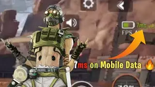 LOW PING/Ms ON Mobile Data in Apex Legends Mobile