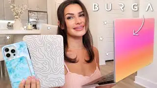 BURGA macbook cases, sleeves and more! | haul & review 💻🩷