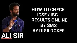 HOW TO CHECK ICSE / ISC RESULT 2020 || ICSE RESULTS 2020 || ISC RESULTS 2020