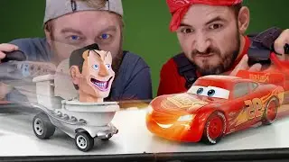 $1M DIY Car Race 🏁💸 Skibidi Toilet VS Lightning McQueen - AND MORE UNUSUAL CARS!