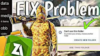 Solve Can't Use This Folder Problem | Access Data,obb File In Zarchiver | 100% Working 🔥