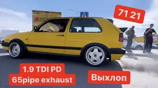 1.9 PD 2260 turbo 65 straight pipe exhaust | выхлоп готовится!