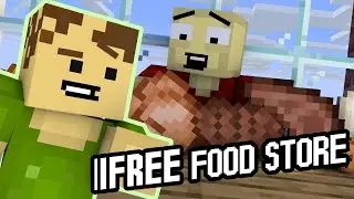 Free Food Store commercial - Clip from Minecraft: AOCD1 by @IknowPeggy