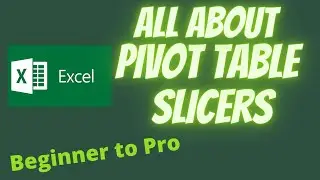 Excel PivotTable | Pivot Table Slicer and custom slicer | PivotTables | Beginner to Pro | MS Excel