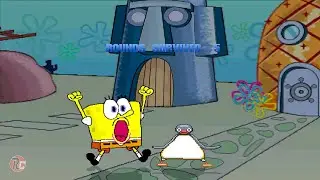 SPONGEBOB  and  PINGU  Team-up  in  Survival Mode