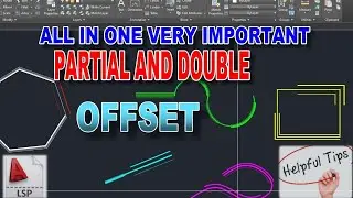 Partial and Double Offset By Using AutoLisp in AutoCAD. |Autodesk| AutoCAD Civil 3D.