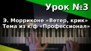 Урок 3. Э. Морриконе «Ветер, крик» (тема из к/ф «Профессионал»). Курс 