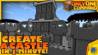 Minecraft: Castle Generator in only one command! (1.8)