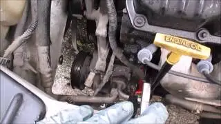 How To Replace An AC Compressor Dodge Caravan Part 1 Removal