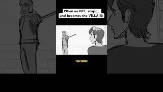 NPC to Villain Arc 😈 Part 3 (full villain origin musical animatic on our channel)