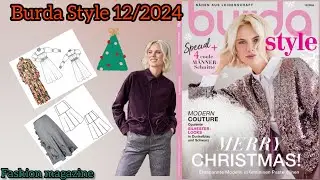 Full preview and drowning line of Burda Style 12/2024