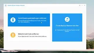 iTunes Backup-Passwort und Bildschirmzeit-Passwort wiederherstellen - PassFab.