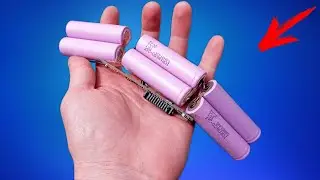 Что я сделал из нерабочей батареи от ноутбука  Гениальная идея!