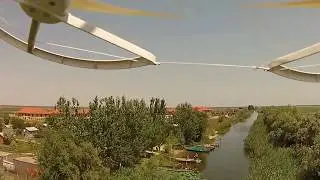 База Раскаты в Астраханской области рядом с Каспием. Река Волга: видео с квадрокоптера
