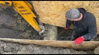 Garden annex build up to damp proof course part 16