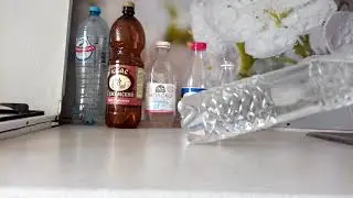 Продготовка бутылок для нарезки в бутылкорезе станка.