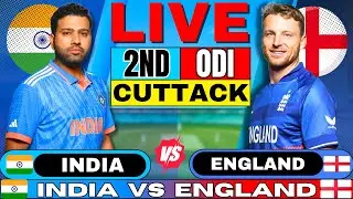 India vs England, 2nd ODI | Live Cricket Match Today | IND vs ENG Live Match | India England Match