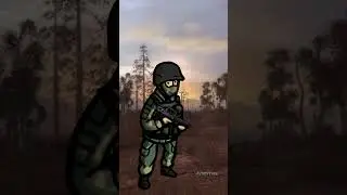 сделал группировку Охотники в стиле #innawoods #stalker #shorts #ADENTNIK