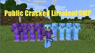 Join my Cracked Minecraft SMP Lifesteal SMP 24/7 online (join dc to get the ip)