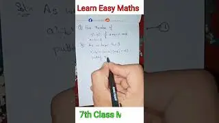 Find the value of following questions || shorttricks || shortvedio|| 7th class maths || short_vedio