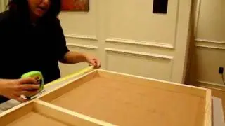 ArtHash How to Put a String On your Painting.  How to put Picture wire on your Artwork.