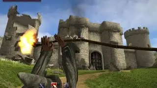 Destroyable castle testing - with horrible accident - The Grail - Unity3D game