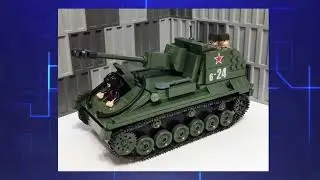 Quan Guan 100085 - SU-76M. Legendary Soviet self-propelled artillery unit.