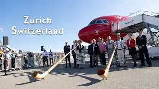 Flughafenfest Zürich | Flugzeugtaufe | Edelweiss Airbus A320 ( Zurich Airport festival )