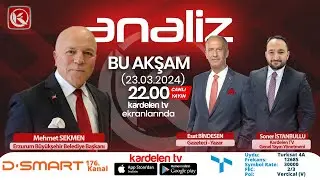 ANALİZ I 23.03.2024 ERZURUM BÜYÜKŞEHİR BELEDİYE BAŞKANI MEHMET SEKMEN SORULARI YANITLIYOR