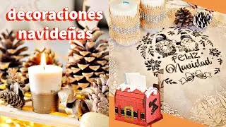 Manos a la Obra Tv 2022 Programa 44 Decoraciones Navideñas - Velas - Stencil - Pintura en Madera