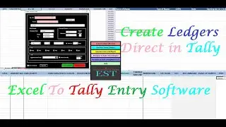 Excel To Tally Entry Software GST New