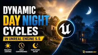 Engine 5.5: Easy Day Night Cycle with the New Day Sequence #DayNightCycle #unrealengine