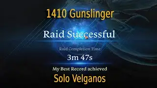 Lost Ark 1410 Gunslinger Solo Velganos (
