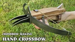 How to make a Hand Crossbow (Step by Step)
