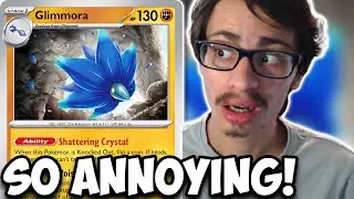 Glimmora WILL Drive Your Opponents Crazy! Give Up ZERO Prizes! Paldea Evolved PTCGL